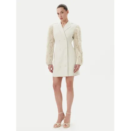 Zdjęcie Bruuns Bazaar Sukienka koktajlowa Rubysus Tiwa BBW4443 Écru Regular Fit