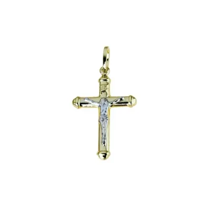Zdjęcie Genialny włoski skrzynkowy krzyż z Chrystusem wym.27x16mm.