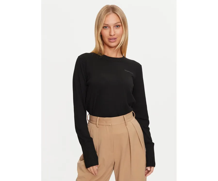 obrazek 1 Guess Jeans Sweter W4BR83 Z3HO2 Czarny Regular Fit