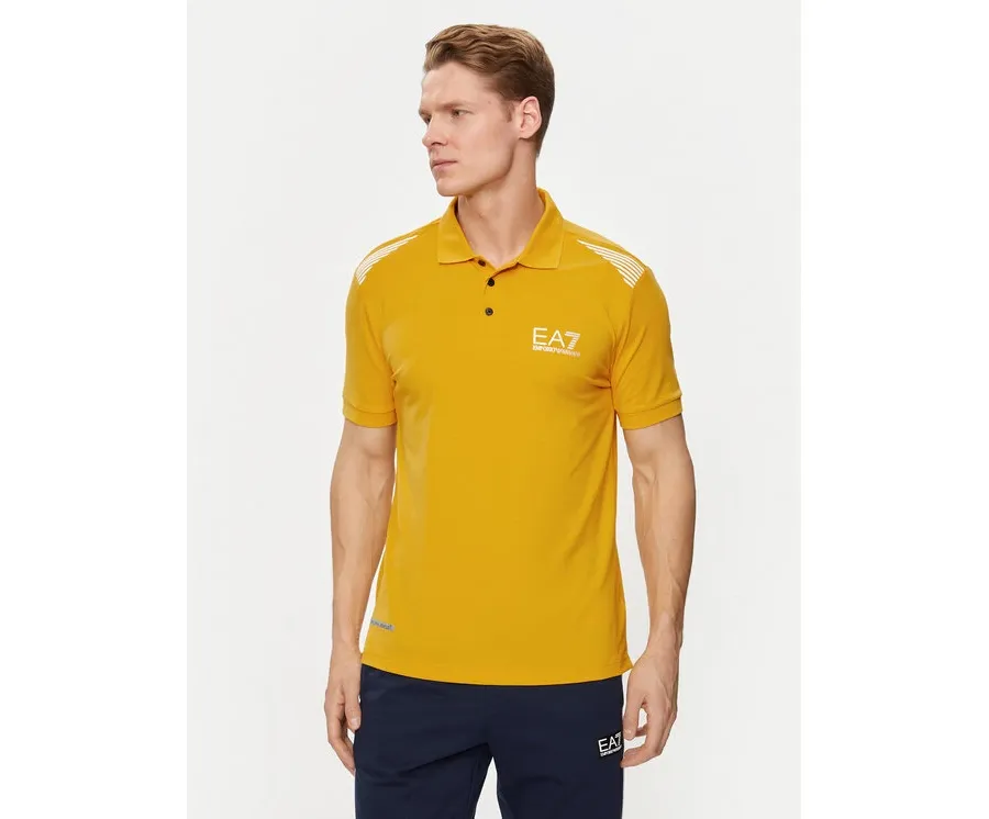 obrazek 1 EA7 Emporio Armani Polo 3DPF51 PJULZ 1680 Żółty Regular Fit