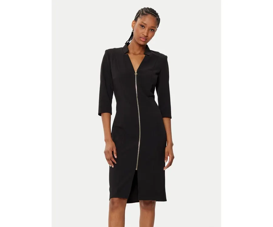obrazek 1 Rinascimento Sukienka koktajlowa CFC0121893003 Czarny Slim Fit