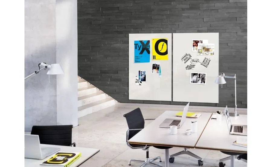 picture 1 Magnetic Glass Board artverum 100x65 cm