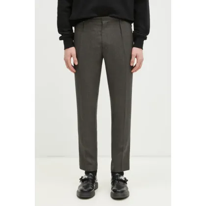 Zdjęcie Paul Smith spodnie wełniane kolor zielony w fasonie chinos M1R-056Z-P02569