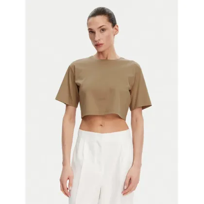 Zdjęcie Max Mara T-Shirt 2516941098650 Brązowy Regular Fit