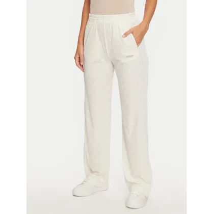 Zdjęcie Guess Spodnie materiałowe Krissy V4BB05 KCHS2 Biały Relaxed Fit