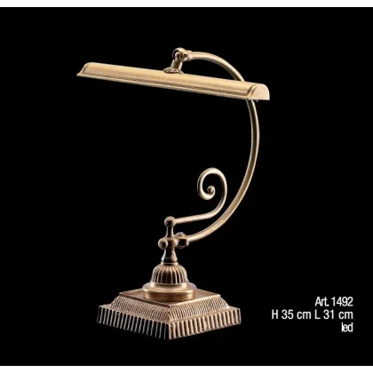 Picture Luxurious adjustable desk lamp with LED light - Il Paralume Marina