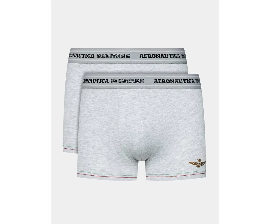 obrazek 1 Aeronautica Militare Komplet 2 par bokserek AM1UBX004 Szary