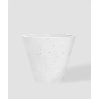 Zdjęcie 75x115x100 cm CT - Donica betonowa w kształcie stożka (biały)