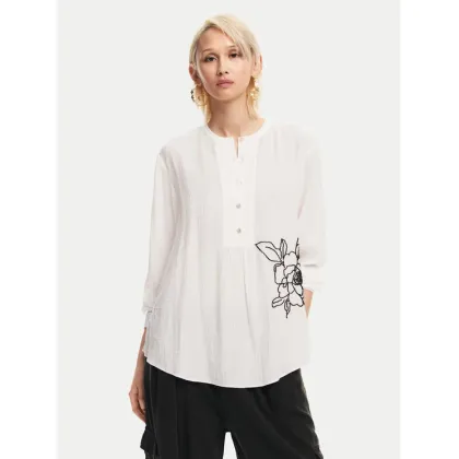 Zdjęcie Desigual Bluzka Nagasaki 24WWBW01 Biały Regular Fit