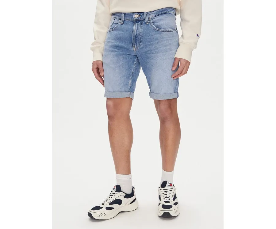 obrazek 1 Tommy Jeans Szorty jeansowe Ronnie DM0DM20962 Niebieski Slim Fit