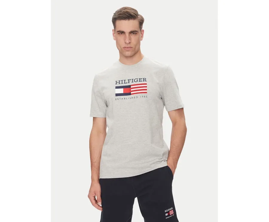obrazek 1 Tommy Hilfiger T-Shirt American Monotype MW0MW39843 Szary Regular Fit