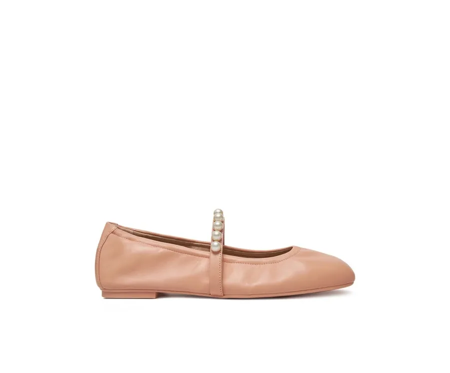 obrazek 1 Stuart Weitzman Baleriny Goldie Ballet SF896 Beżowy