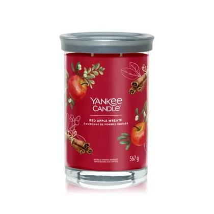 Zdjęcie Yankee Candle Red Apple Wreath Signature Large Tumbler Świeca zapachowa 567 g