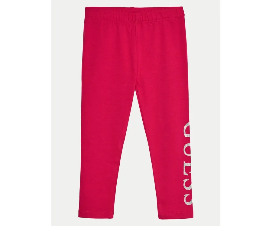 obrazek 1 Guess Legginsy K3YB01 K82K0 Czerwony Slim Fit