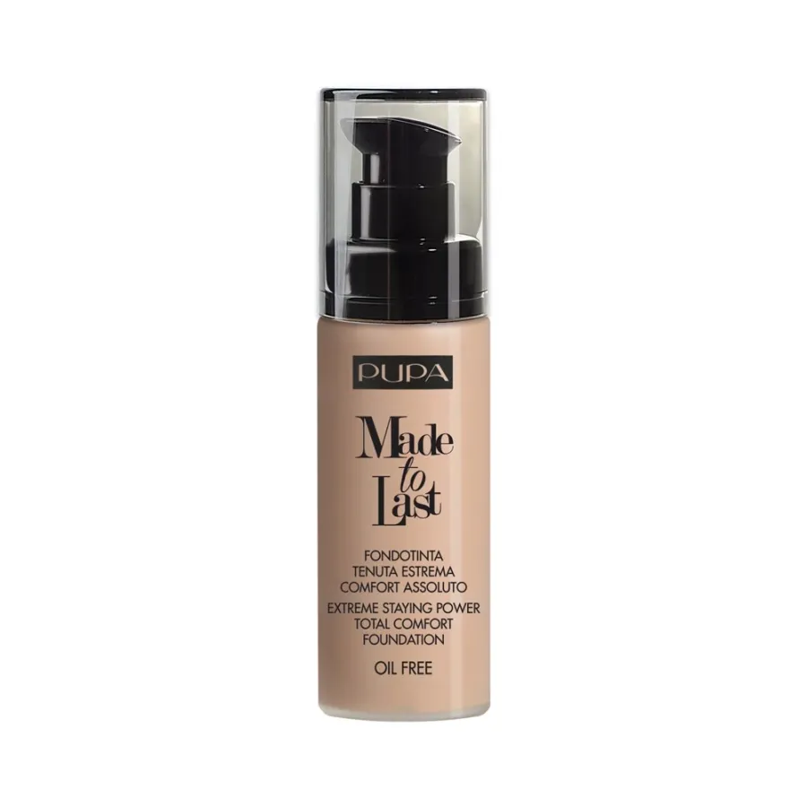 obrazek 1 Pupa Made To Last Podkład do twarzy, 030 Natural Beige 30 ml