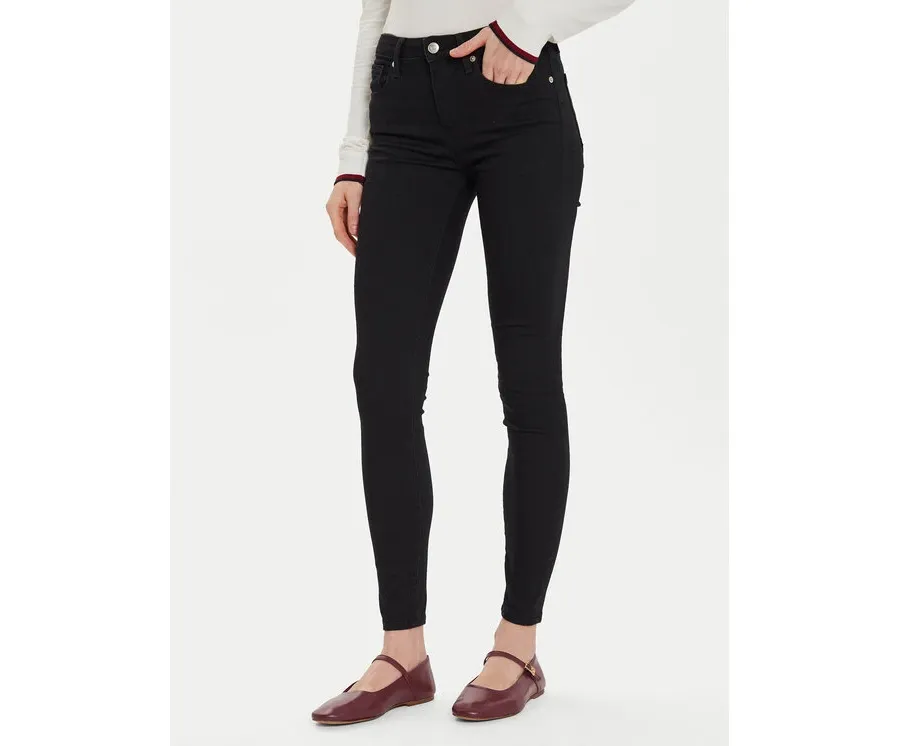 obrazek 1 Tommy Hilfiger Jeansy Como WW0WW45008 Czarny Skinny Fit