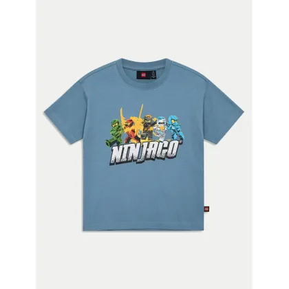 Zdjęcie LEGO T-Shirt Ninjago 12011417 Niebieski Regular Fit