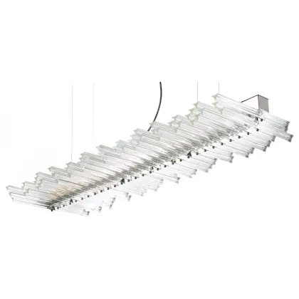 Zdjęcie Żyrandol w kształcie żagla z przezroczystymi trójścianami - Il Paralume Marina