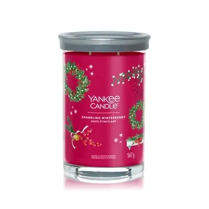 Zdjęcie Yankee Candle Sparkling Winterberry Signature Large Tumbler Świeca zapachowa 567 g