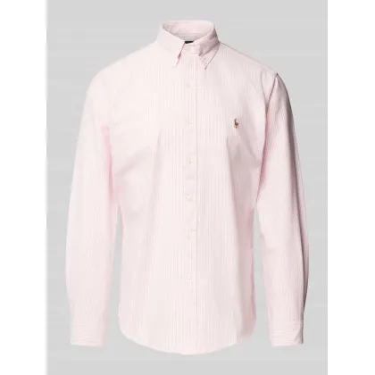 Zdjęcie Koszula casualowa o kroju regular fit z kołnierzykiem typu button down
