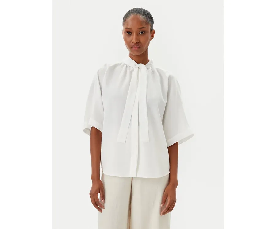 obrazek 1 Marc O'Polo Bluzka 503 0840 41013 Biały Relaxed Fit