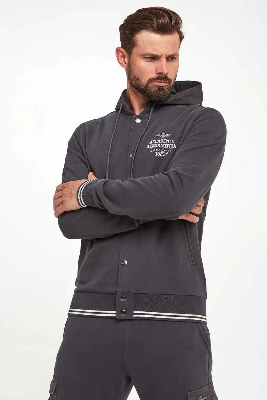 obrazek 1 Bluza męska bejsbolówka AERONAUTICA MILITARE Aeronautica Militare