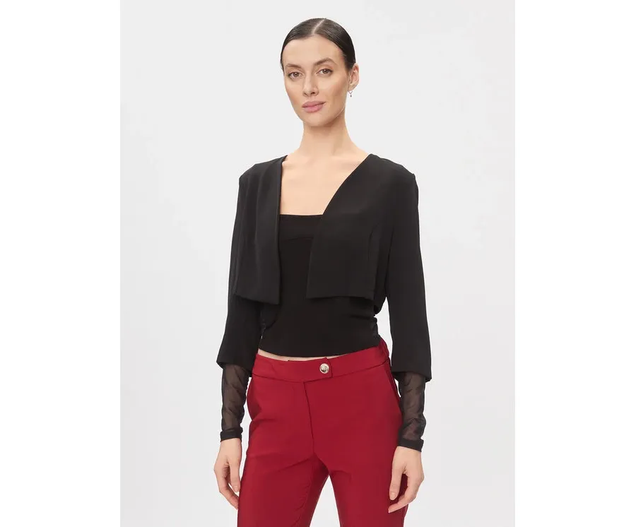 obrazek 1 Rinascimento Bolerko CFC0116215003 Czarny Regular Fit