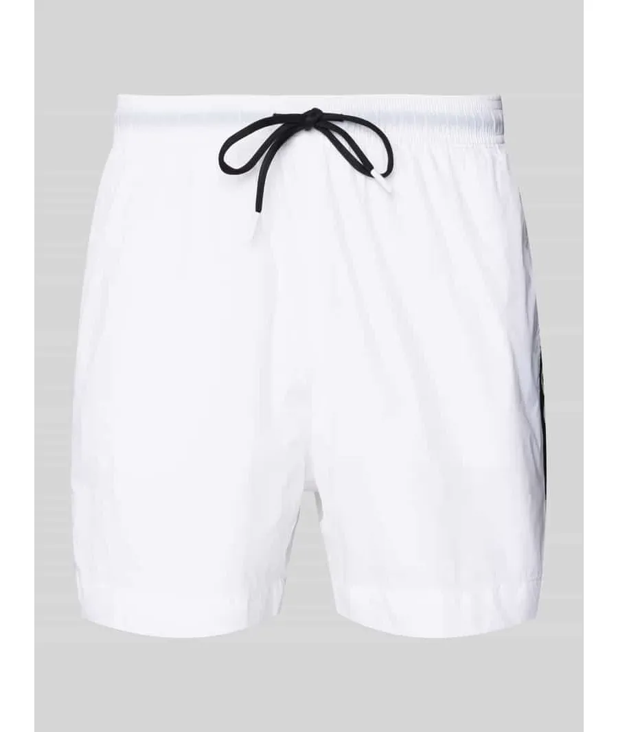obrazek 1 Spodenki kąpielowe o kroju regular fit z tunelem model ‘FAB’