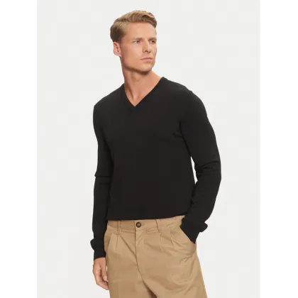 Zdjęcie Hugo Sweter San Vredo-M 50474172 Czarny Slim Fit HUGO