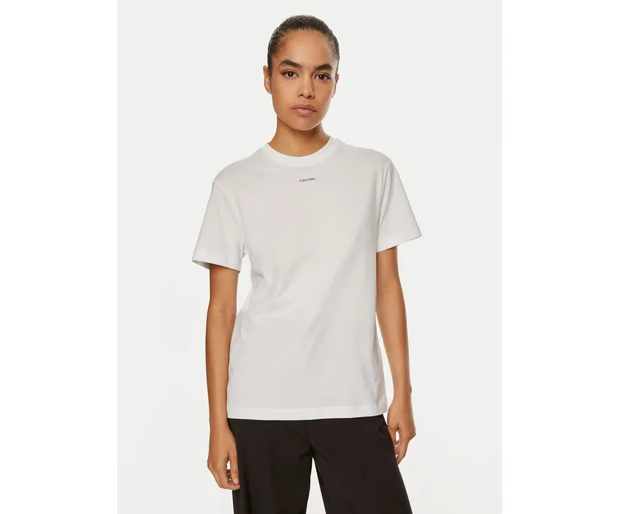 obrazek 1 Calvin Klein T-Shirt Nano Logo K20K207519 Biały Regular Fit