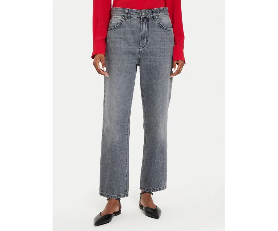 obrazek 1 Marella Jeansy 2423186074 Szary Mom Fit