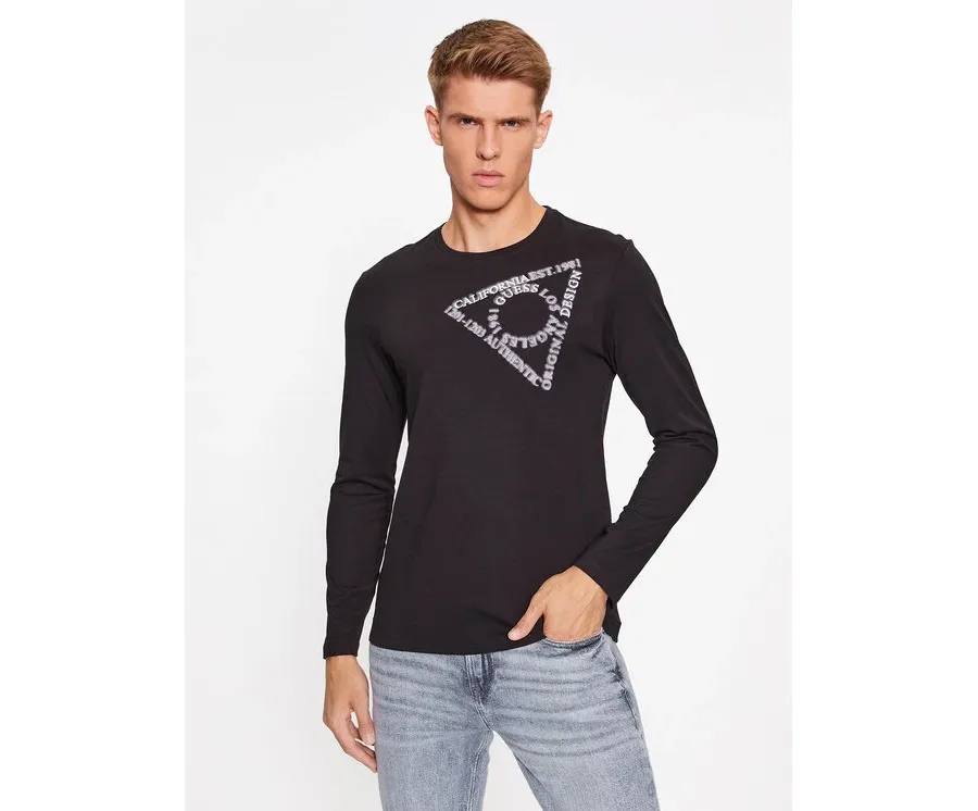 obrazek 1 Guess Longsleeve M3BI14 I3Z14 Czarny Regular Fit