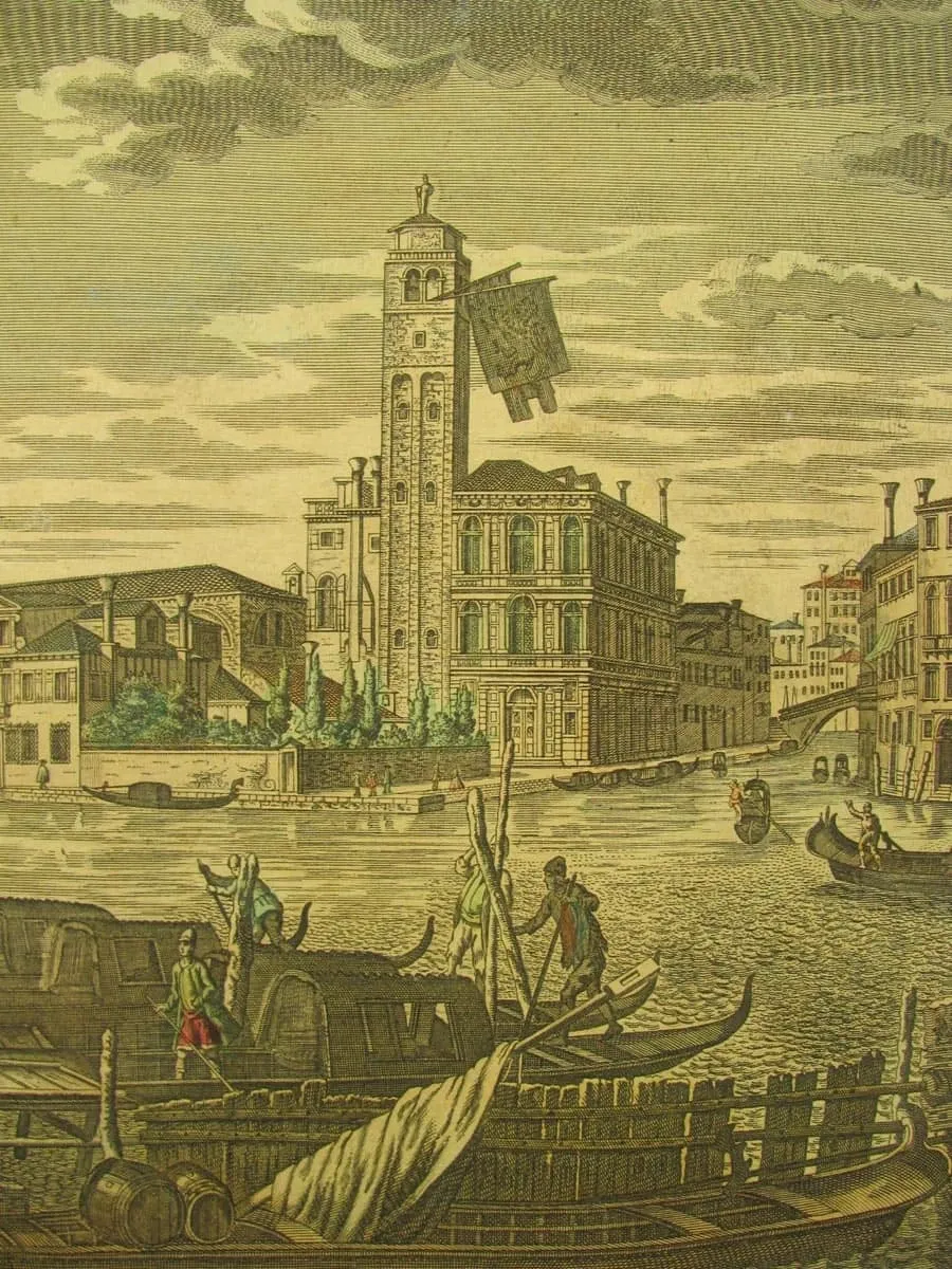 obrazek 2 Georg Balthasar Probst, Widok na Canal Grande, 1770.