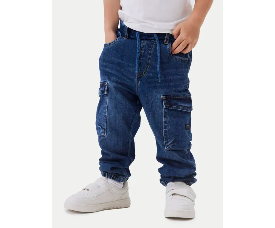 obrazek 1 NAME IT Jeansy 13224943 Granatowy Baggy Fit