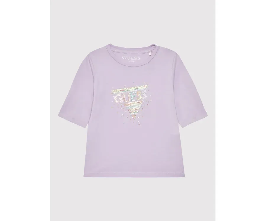 obrazek 1 Guess Bluzka K2YI17 KAPO0 Fioletowy Regular Fit