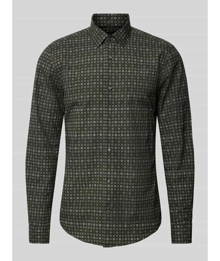 obrazek 1 Koszula biznesowa o kroju slim fit z kołnierzykiem typu cutaway model ‘Pit’