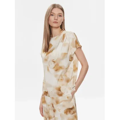 Zdjęcie Calvin Klein Bluzka K20K206888 Beżowy Regular Fit