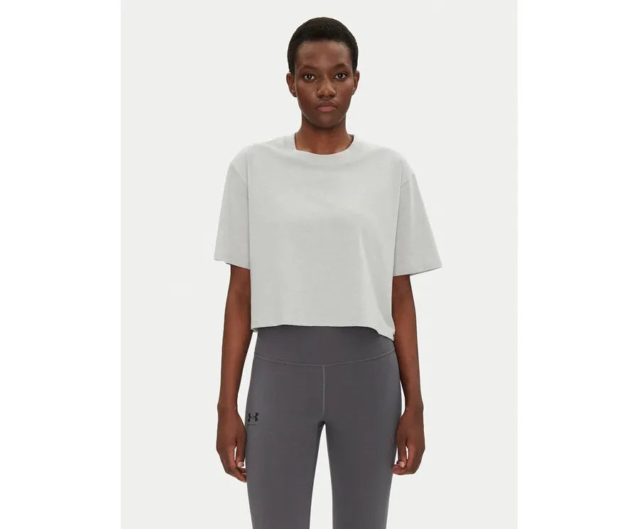 obrazek 1 Under Armour T-Shirt Rival 1389721 Szary Loose Fit