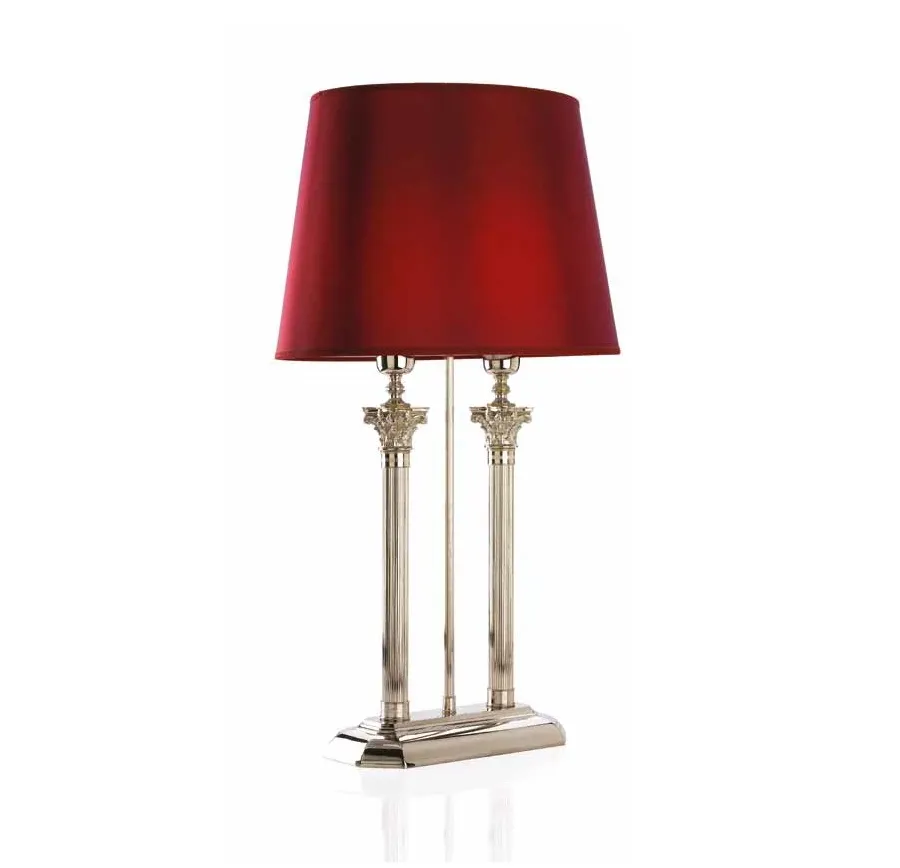 obrazek 1 Klasyczna, włoska lampa stołowa z podwójnym światłem