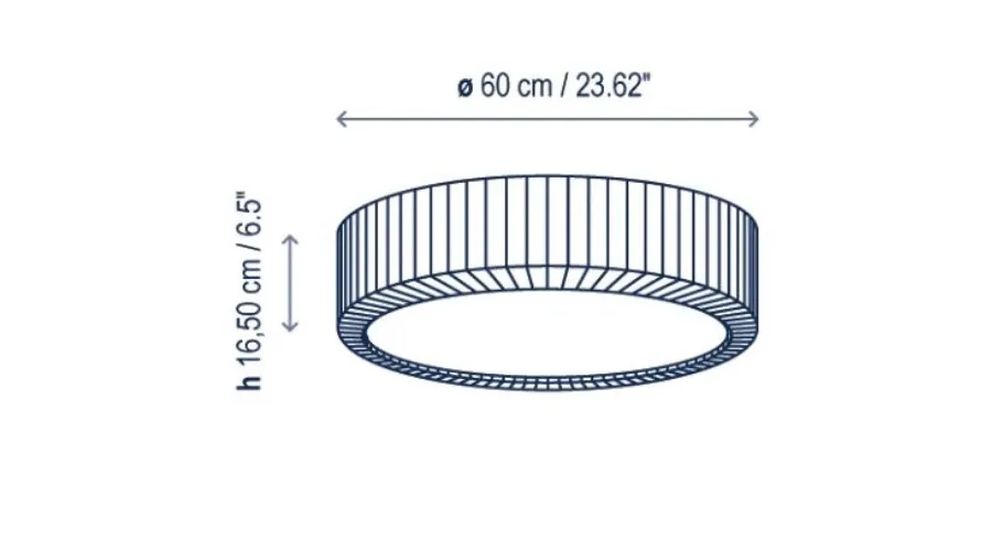 obrazek 2 Lampa sufitowa Urban - ⌀60 cm