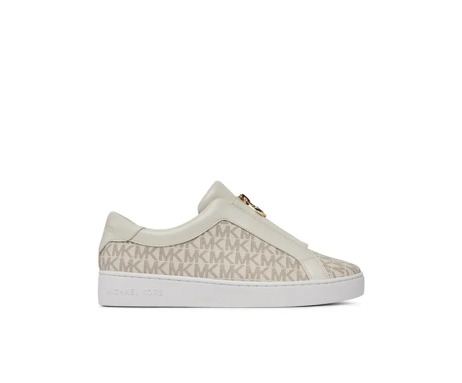 obrazek 1 MICHAEL Michael Kors Sneakersy Keaton Zip Slip On 43R4KTFP2B Écru