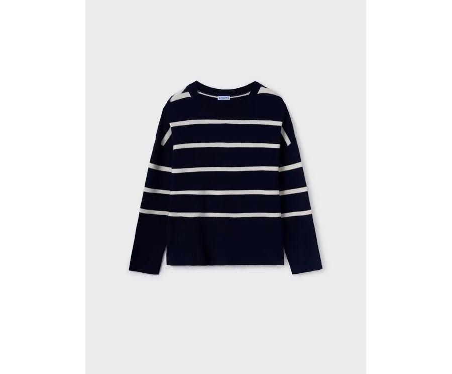 obrazek 1 Mayoral Sweter 7.305 Granatowy Regular Fit