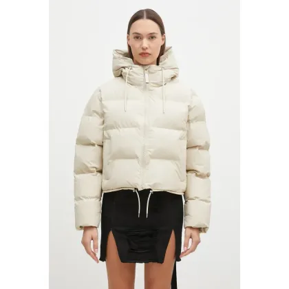 Zdjęcie Rains kurtka Alta Short Puffer Jacket W3T3 kolor beżowy zimowa 15150.26