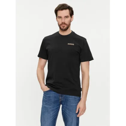 Zdjęcie Napapijri T-Shirt Iaato NP0A4HFZ Czarny Regular Fit