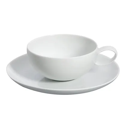 Picture Classic breakfast cup and saucer from the unique Domo White collection - 2 pieces - Vista Alegre