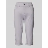 Zdjęcie Spodnie capri o kroju regular fit z 5 kieszeniami