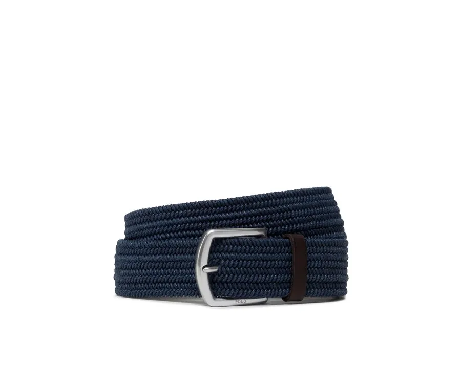 obrazek 1 Polo Ralph Lauren Pasek Męski 35Mm Braid Stretch 405666041002 Granatowy