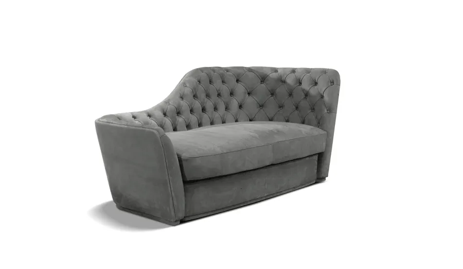 obrazek 3 Nowoczesna sofa capitonné z litego drewno jodłowego - Ulivi Salotti