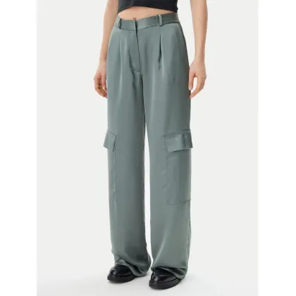 Zdjęcie HUGO Spodnie materiałowe Hanira-1 50530080 Zielony Relaxed Fit