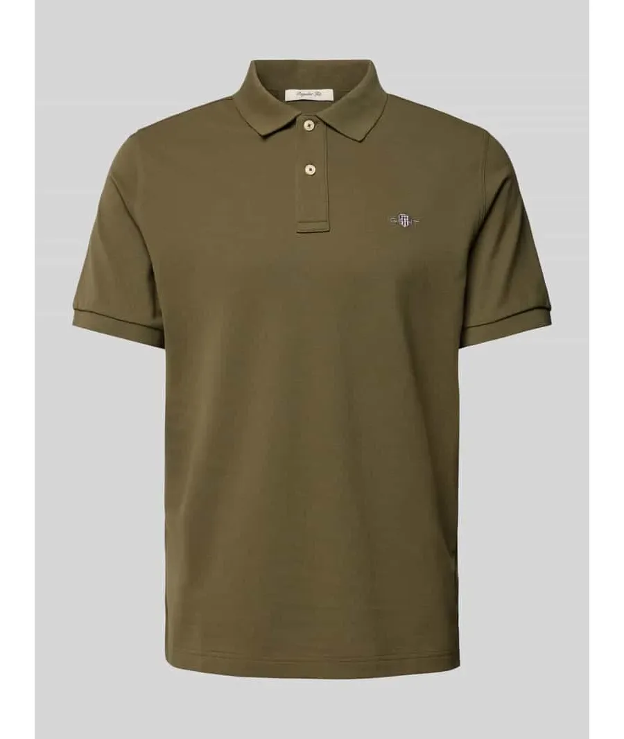 obrazek 1 Koszulka polo o kroju regular fit z wyhaftowanym logo